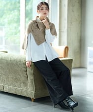 PZBAG17230 GEORGES RECH(ジョルジュ・レッシュ) ベーシックレギュラーカラーシャツ ブラック
