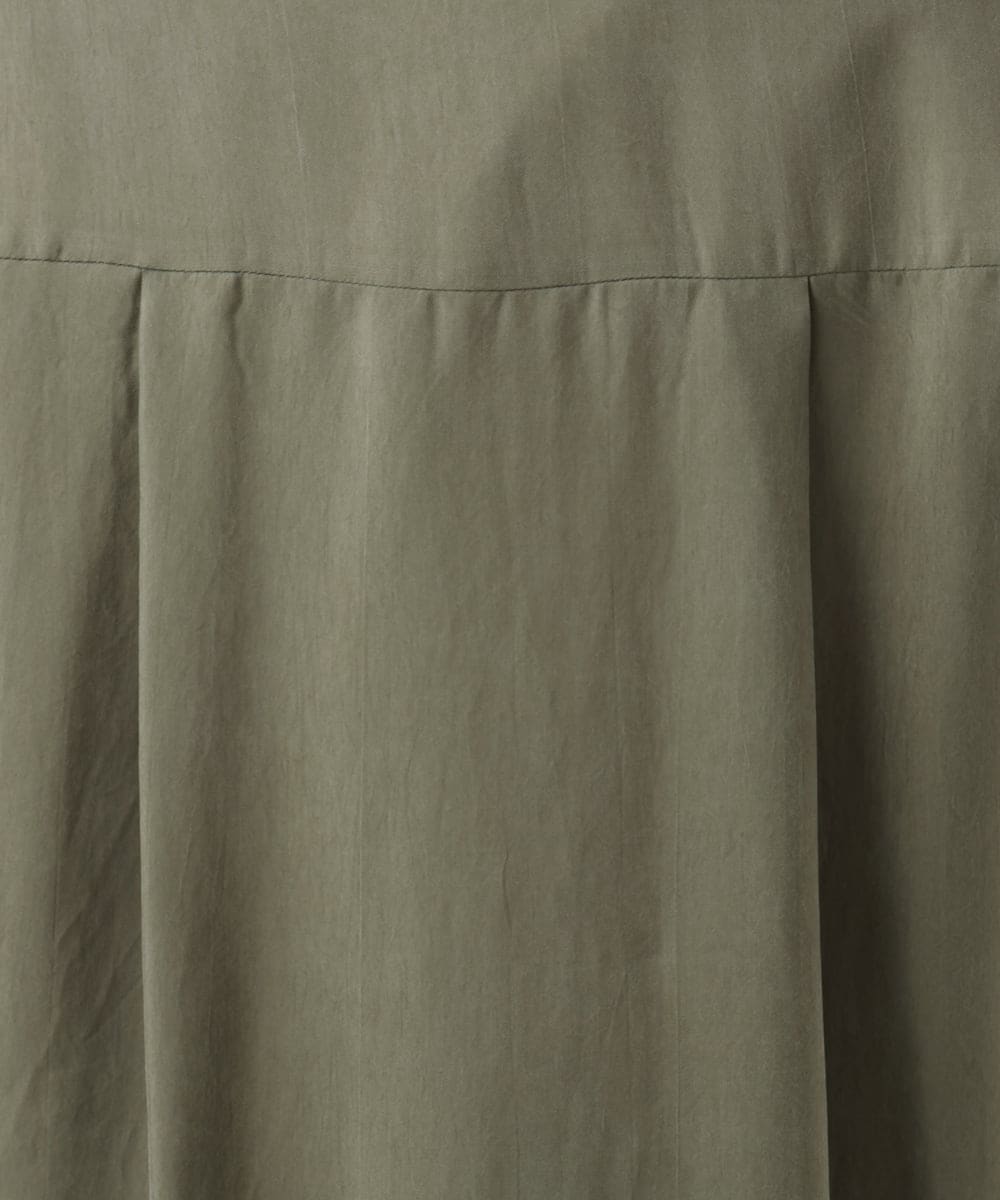 PZBAH06250 GEORGES RECH(ジョルジュ・レッシュ) 異素材コンビジッププルオーバー カーキ