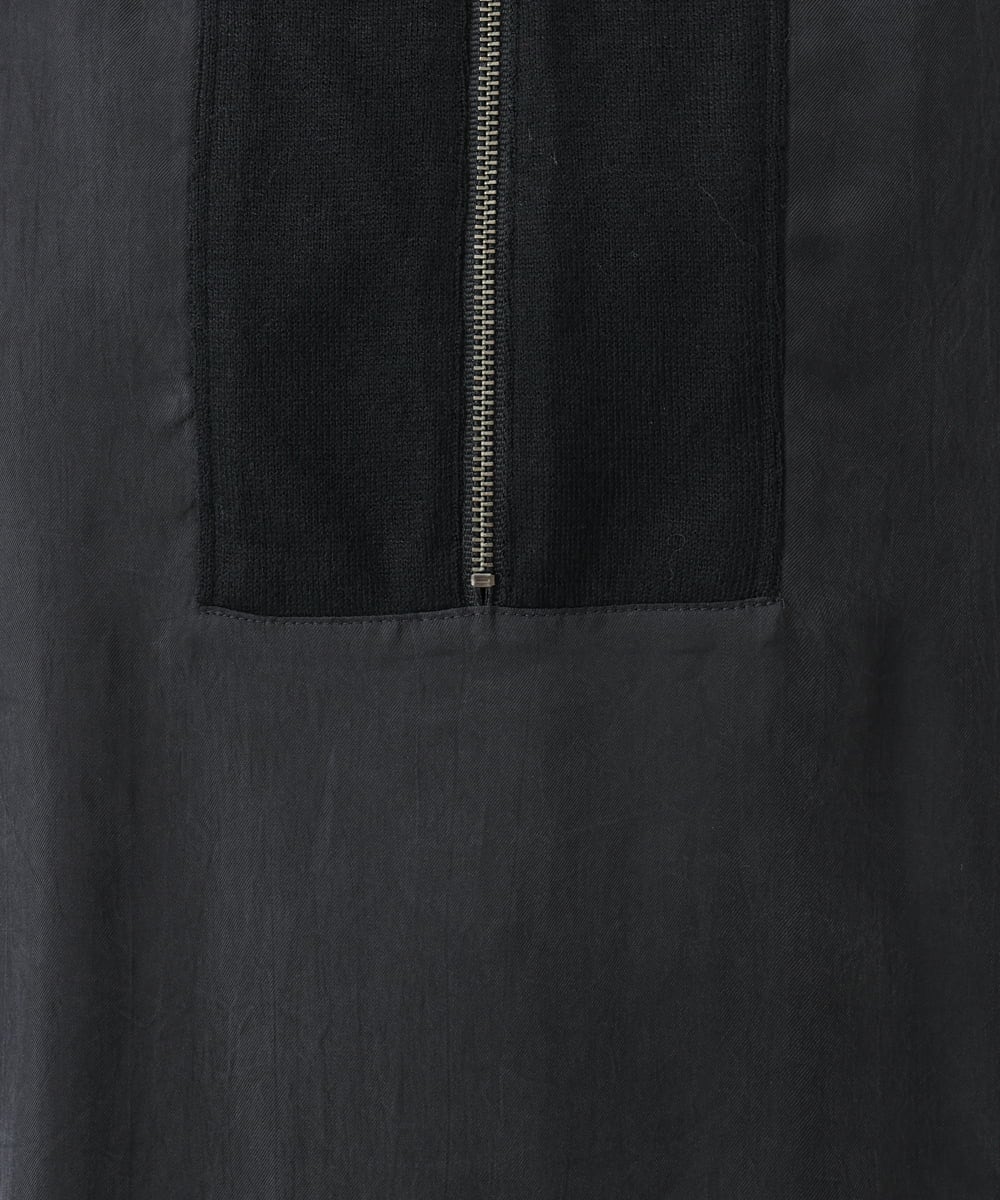 PZBAH06250 GEORGES RECH(ジョルジュ・レッシュ) 異素材コンビジッププルオーバー カーキ