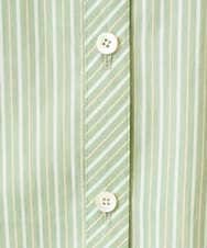 PZBEF31230 GEORGES RECH(ジョルジュ・レッシュ)  [日本製]コットンブロードストライプシャツ グリーン