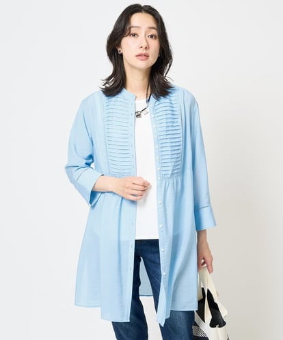 PZBGA30330 GEORGES RECH [接触冷感]シアーローンレースブラウス