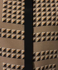 PZBGD14290 GEORGES RECH(ジョルジュ・レッシュ)  [日本製/セットアップ対応]ジオメトリックスカーフ柄ブラウス ベージュ系