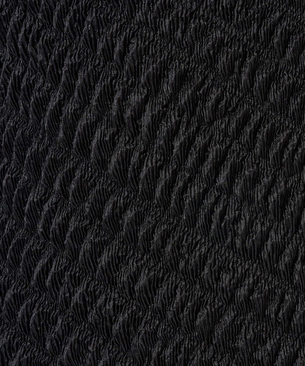 PZBGD20230 GEORGES RECH(ジョルジュ・レッシュ) プリーツフレンチスリーブプルオーバー ブラック