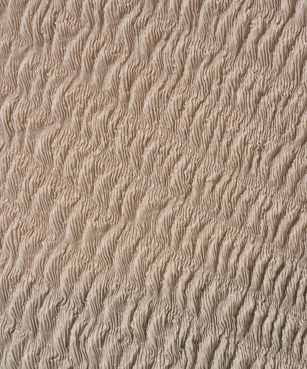 PZBGD20230 GEORGES RECH(ジョルジュ・レッシュ) プリーツフレンチスリーブプルオーバー ブラック