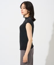 PZBGD20230 GEORGES RECH(ジョルジュ・レッシュ) プリーツフレンチスリーブプルオーバー ブラック