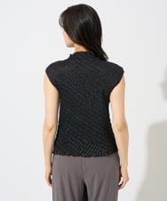 PZBGD20230 GEORGES RECH(ジョルジュ・レッシュ) プリーツフレンチスリーブプルオーバー ブラック