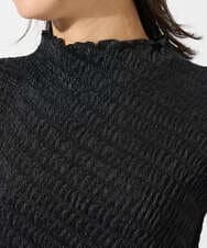 PZBGD20230 GEORGES RECH(ジョルジュ・レッシュ) プリーツフレンチスリーブプルオーバー ブラック