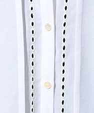 PZBGD22290 GEORGES RECH(ジョルジュ・レッシュ) アイレット刺繡8分袖ブラウス カーキ