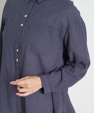 PZBGT48270 GEORGES RECH(ジョルジュ・レッシュ) ヘムラインカラーシャツ ネイビー