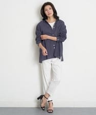 PZBGT48270 GEORGES RECH(ジョルジュ・レッシュ) ヘムラインカラーシャツ ネイビー