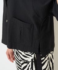 PZBGV50330 GEORGES RECH(ジョルジュ・レッシュ)  [セットアップ対応]サッカーショートシャツジャケット ブラック
