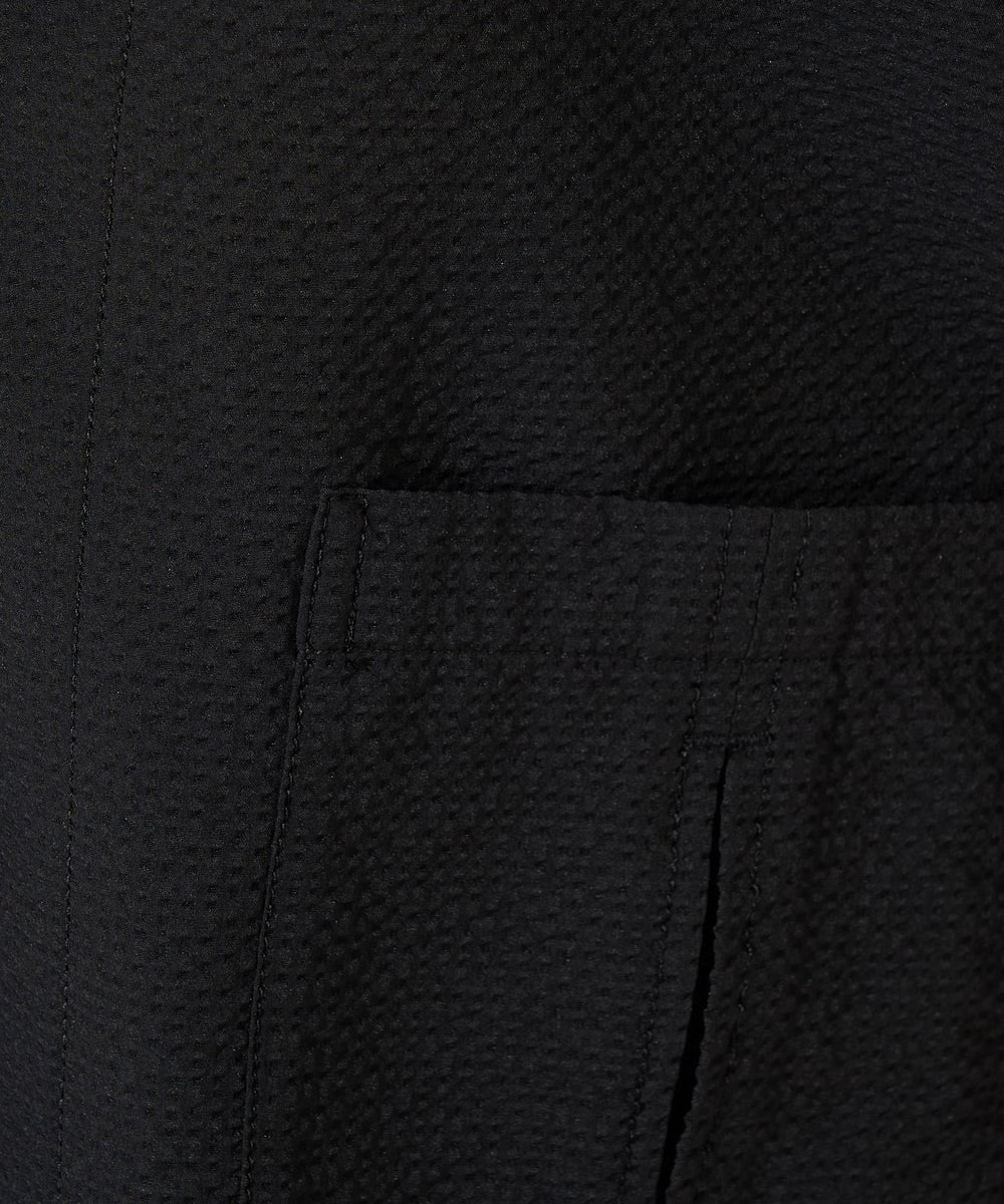 PZBGV50330 GEORGES RECH(ジョルジュ・レッシュ)  [セットアップ対応]サッカーショートシャツジャケット ブラック