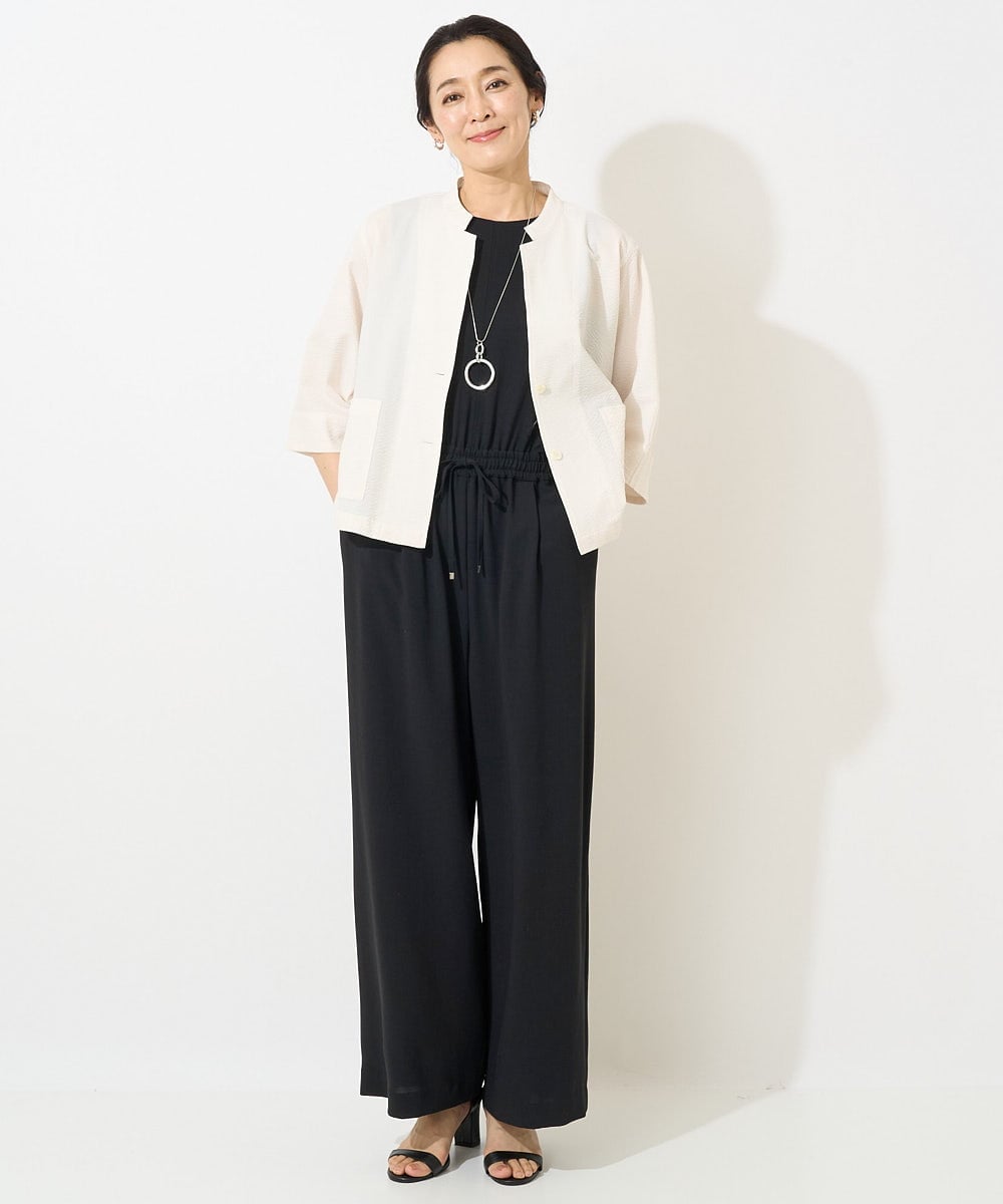 PZBGV50330 GEORGES RECH(ジョルジュ・レッシュ)  [セットアップ対応]サッカーショートシャツジャケット ブラック