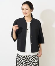 PZBGV50330 GEORGES RECH(ジョルジュ・レッシュ)  [セットアップ対応]サッカーショートシャツジャケット ブラック