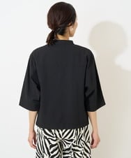 PZBGV50330 GEORGES RECH(ジョルジュ・レッシュ)  [セットアップ対応]サッカーショートシャツジャケット ブラック