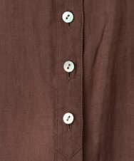 PZBHE66290 GEORGES RECH(ジョルジュ・レッシュ) ハシゴレースドルマンリネンタックシャツ ブルー