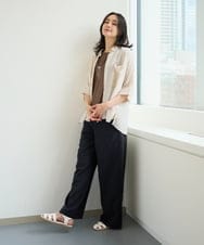 PZBHF04270 GEORGES RECH(ジョルジュ・レッシュ) [追加]ドルマンスリーブブラウス ベージュ