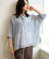 PZBHF04270 GEORGES RECH(ジョルジュ・レッシュ) [追加]ドルマンスリーブブラウス ベージュ