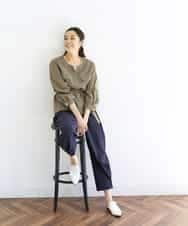 PZBHN30260 GEORGES RECH(ジョルジュ・レッシュ) 【セットアップ対応】ブラウスジャケット カーキ