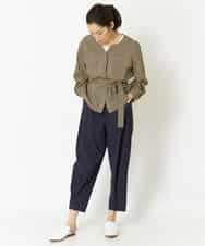 PZBHN30260 GEORGES RECH(ジョルジュ・レッシュ) 【セットアップ対応】ブラウスジャケット カーキ