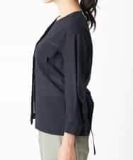 PZBHN30260 GEORGES RECH(ジョルジュ・レッシュ) 【セットアップ対応】ブラウスジャケット ネイビー(WEB限定)