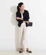 PZBHN30260 GEORGES RECH(ジョルジュ・レッシュ) 【セットアップ対応】ブラウスジャケット ネイビー(WEB限定)