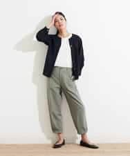 PZBHN30260 GEORGES RECH(ジョルジュ・レッシュ) 【セットアップ対応】ブラウスジャケット ネイビー(WEB限定)