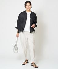 PZBHW15250 GEORGES RECH(ジョルジュ・レッシュ) ラミーカルゼスキッパーシャツブラウス ライトグレー