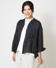 PZBHW15250 GEORGES RECH(ジョルジュ・レッシュ) ラミーカルゼスキッパーシャツブラウス ライトグレー
