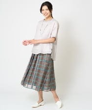 PZBHW16230 GEORGES RECH(ジョルジュ・レッシュ) ラミーカルゼシアーブラウス ブラック