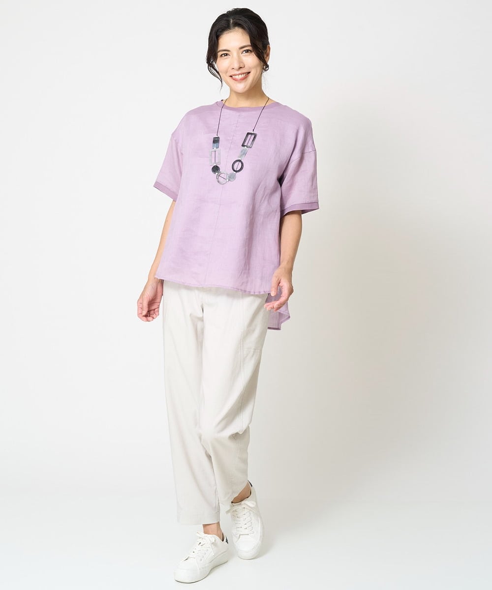 PZBHW16230 GEORGES RECH(ジョルジュ・レッシュ) ラミーカルゼシアーブラウス ブラック