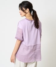PZBHW16230 GEORGES RECH(ジョルジュ・レッシュ) ラミーカルゼシアーブラウス ブラック