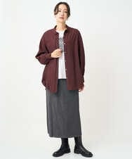 PZBJB45290 GEORGES RECH(ジョルジュ・レッシュ) フリルヨークバックタックブラウス ボルドー