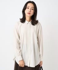 PZBJB45290 GEORGES RECH(ジョルジュ・レッシュ) フリルヨークバックタックブラウス ボルドー