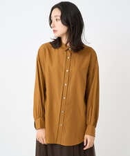 PZBJB45290 GEORGES RECH(ジョルジュ・レッシュ) フリルヨークバックタックブラウス ボルドー