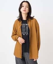 PZBJB45290 GEORGES RECH(ジョルジュ・レッシュ) フリルヨークバックタックブラウス ボルドー
