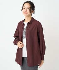 PZBJB45290 GEORGES RECH(ジョルジュ・レッシュ) フリルヨークバックタックブラウス ボルドー