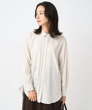 PZBJB45290 GEORGES RECH(ジョルジュ・レッシュ) フリルヨークバックタックブラウス アイボリー