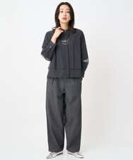 PZBJB46290 GEORGES RECH(ジョルジュ・レッシュ) シアーチュールレイヤードブラウス ブラック