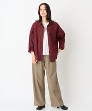 PZBJE24290 GEORGES RECH(ジョルジュ・レッシュ) フィブリルブロードシャツ グリーン