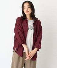 PZBJE24290 GEORGES RECH(ジョルジュ・レッシュ) フィブリルブロードシャツ パープル