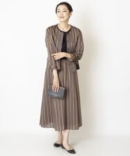 PZBJQ02350 GEORGES RECH(ジョルジュ・レッシュ) 【セットアップ対応】ストライプブラウス ピンク