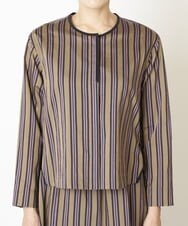PZBJQ02350 GEORGES RECH(ジョルジュ・レッシュ) 【セットアップ対応】ストライプブラウス ピンク