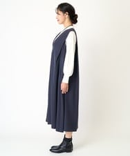 PZEAA45430 GEORGES RECH(ジョルジュ・レッシュ)  [日本製]Aラインジャンパースカート グレー