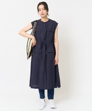 PZEGA05390 GEORGES RECH(ジョルジュ・レッシュ) ジレワンピース ネイビー