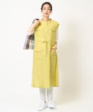 PZEGA05390 GEORGES RECH(ジョルジュ・レッシュ) [接触冷感]ジレワンピース ネイビー
