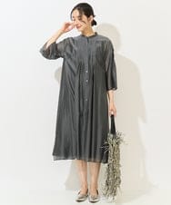 PZEGA45390 GEORGES RECH(ジョルジュ・レッシュ)  [2点セット]レイヤードワンピース ダークグレー