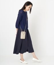PZEGS22390 GEORGES RECH(ジョルジュ・レッシュ)  [2点セット]ニット＆ノースリーブワンピース ベージュ