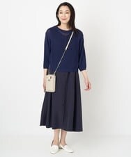 PZEGS22390 GEORGES RECH(ジョルジュ・レッシュ)  [2点セット]ニット＆ノースリーブワンピース ベージュ