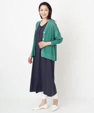 PZEGS22390 GEORGES RECH(ジョルジュ・レッシュ)  [2点セット]ニット＆ノースリーブワンピース ベージュ